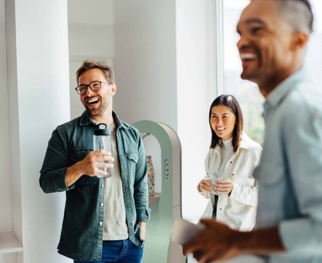 Fontaine à eau sur pied