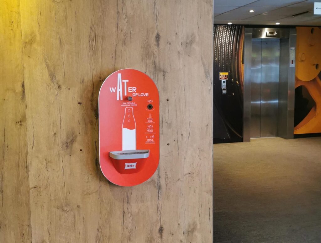 Fontaine à eau hôtel