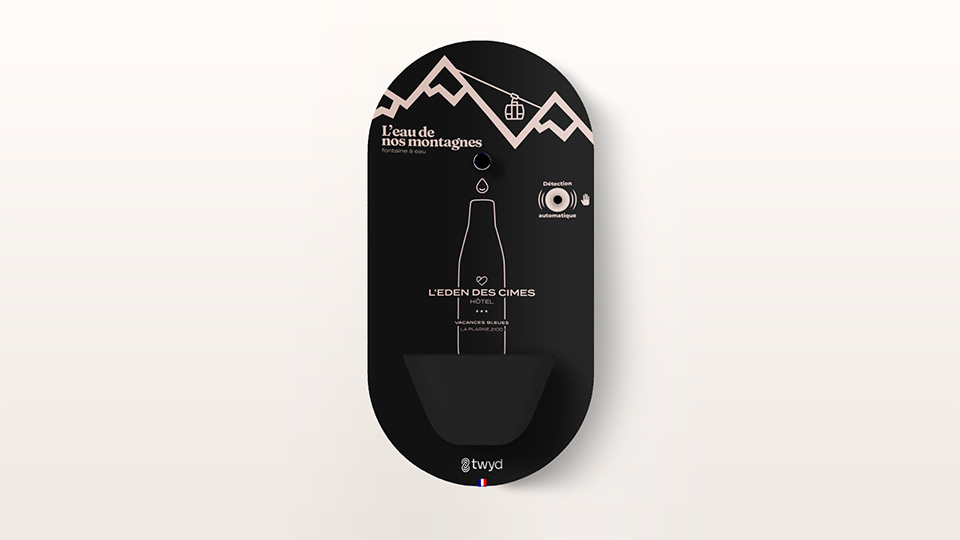 Fontaine Murale de Vacances Bleues