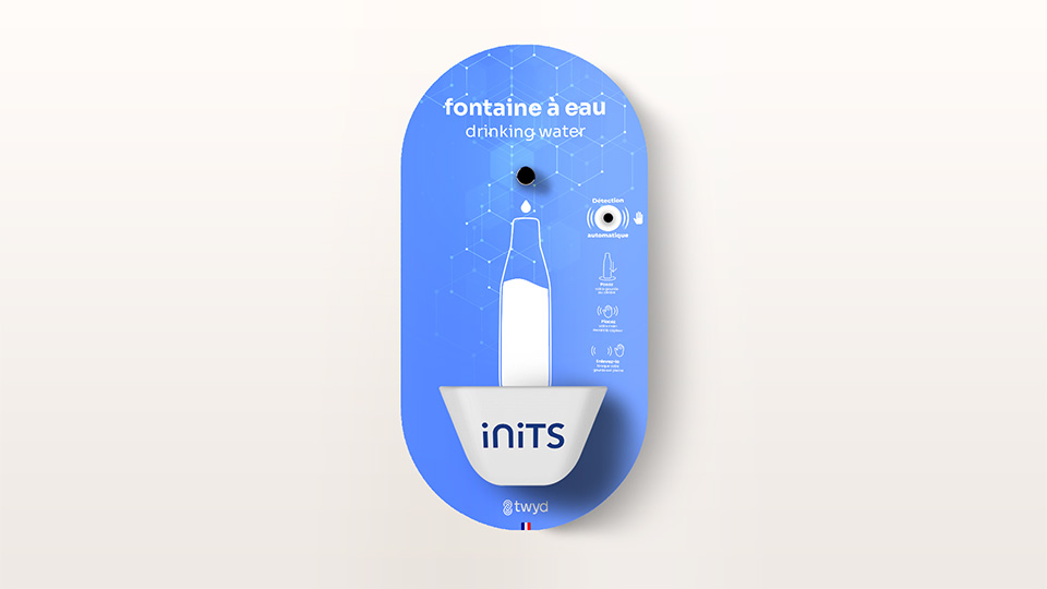 Fontaine Murale de l'entreprise Inits