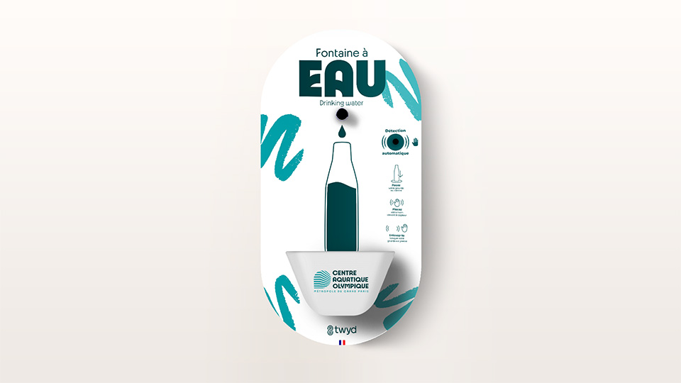 Fontaine Murale du Centre Aquatique Olympique